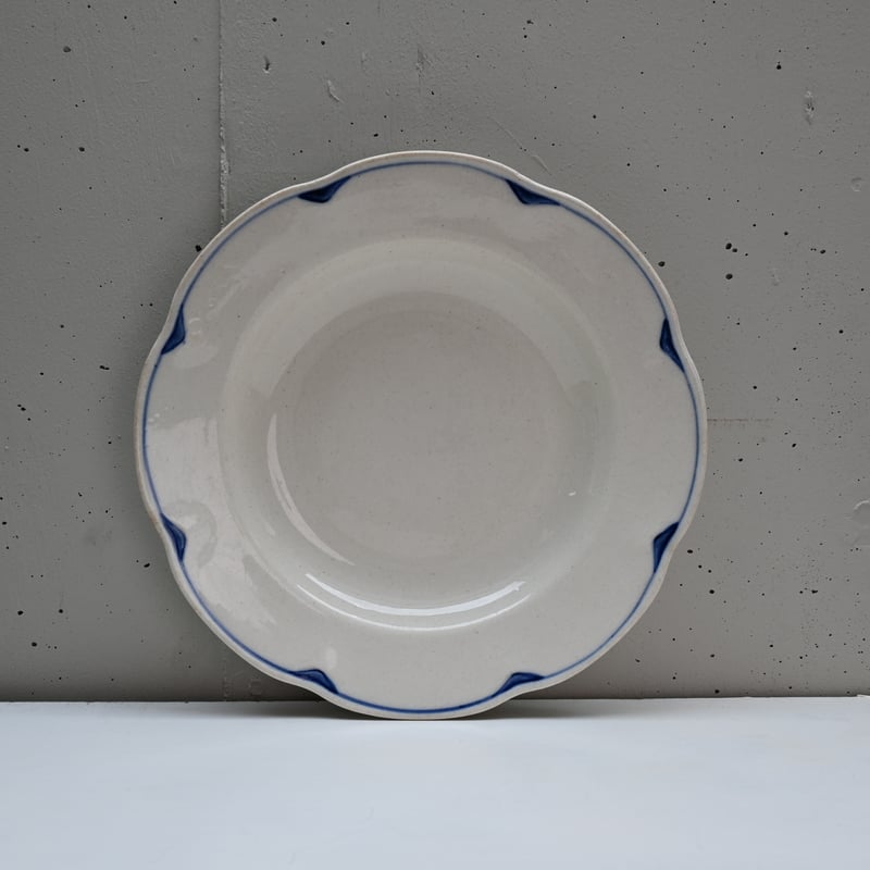 old arabia pekka 24cm　ディーププレート　超美品 old arabia pekka ＊ 24cmディーププレート【約100年もの】 【公式通販】