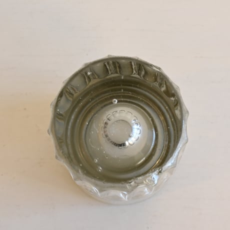 France Antique Shot Glass / フランス アンティーク トロンプルイユのショットグラス H:7.4cm