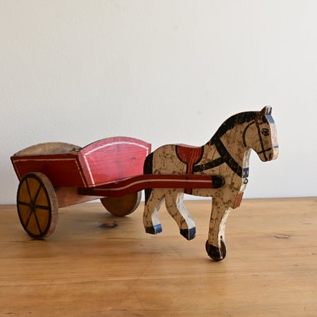 Finland Toy Horse Carriage / フィンランド 馬車のおもちゃ