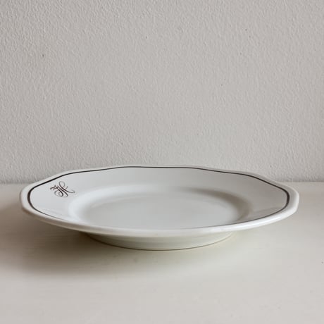 Finland OLD ARABIA  / オールドアラビア 茶文字プレート  φ:20.5cm B