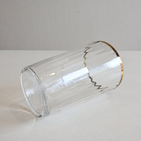 France Antique Gold rim glass / フランス アンティーク 金縁のグラス