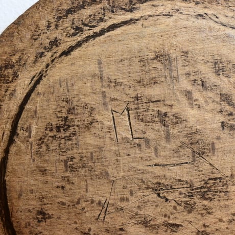 Sweden antique wooden plate / スウェーデン アンティーク 木皿 A-2