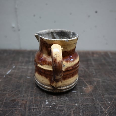 France Old Mini Pitcher / フランス  古い ミニピッチャー（修復あり）