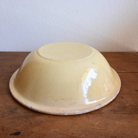 France Antique Yellow Bowl / フランス アンティーク 南仏の黄釉ボウル
