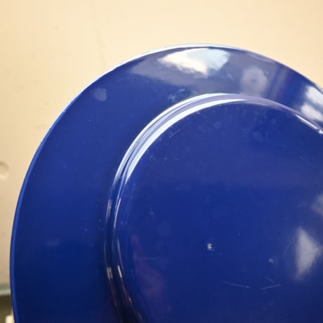 ARABIA FINEL Enamel plate Kaj Franck (BLUE)  / アラビア・フィネル カイフランク 琺瑯プレート（青) C