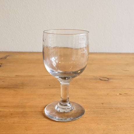 FRANCE Antique Wine Glass  / フランス アンティーク ビストロワイングラス  H