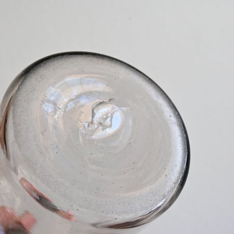 France Antique laboratory Glass bottle / フランス アンティーク 蓋付きラボラトリーボトル