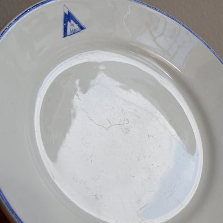 Finland ARABIA   / アラビア 青輪線山ロゴプレート φ:17.2cm