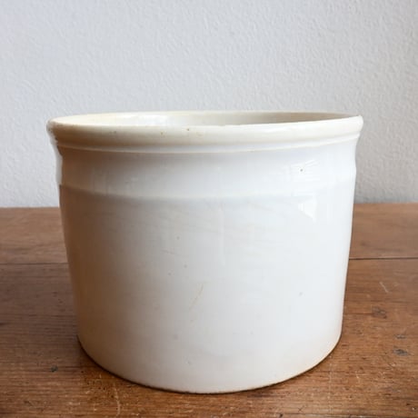 France Antique GIEN Pot / フランス ジアン窯 ポット