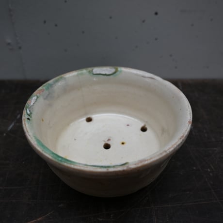 France Old Draining bowl / フランス 古い 水切りボウル