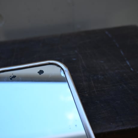 France Metal frame Stand Mirror / フランス 古いメタルフレームのスタンドミラー
