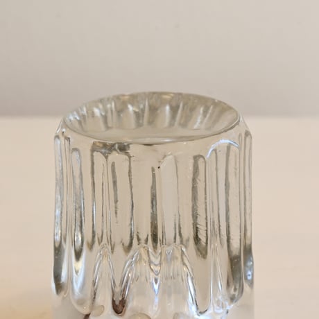 France Antique Shot Glass / フランス アンティーク トロンプルイユのショットグラス H:7cm