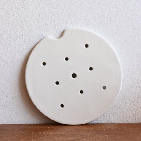 France Old Draining Plate  / フランス パックマン型 古い水切りプレート