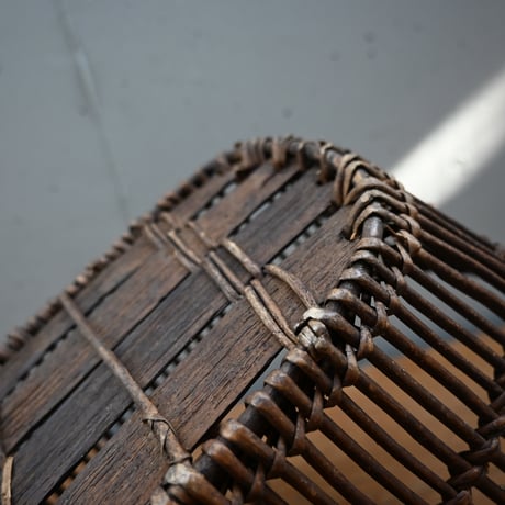 France wood basket Paniers　/ フランス 古いパニエ バスケット かご
