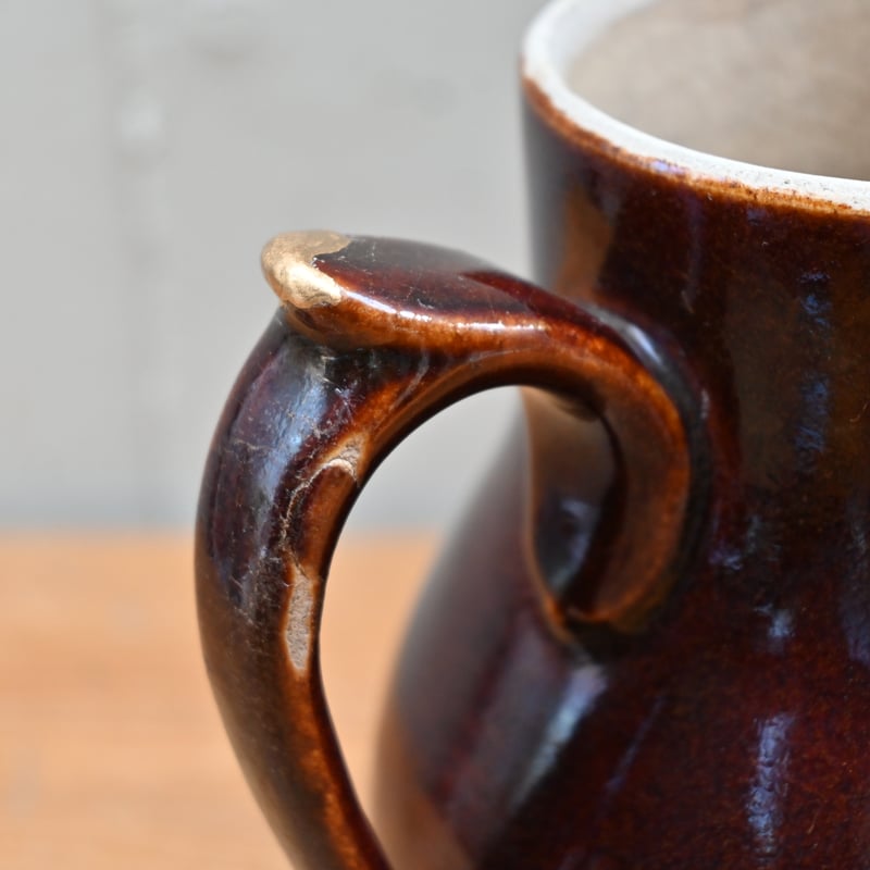 France Antique Cul Noir Pitcher / フランス アンティーク キ