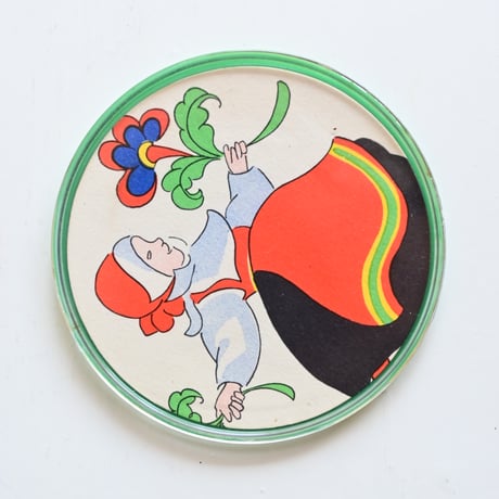 Sweden Coasters with pictures / スウェーデン 民族衣装が描かれたコースター