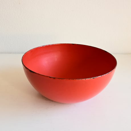 ARABIA FINEL Enamel BOWL   / アラビア・フィネル  琺瑯ボウル（レッド）φ:14cm  B