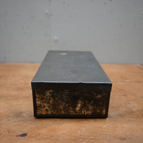 France Old Tin Box   / フランス 四角いブリキの箱