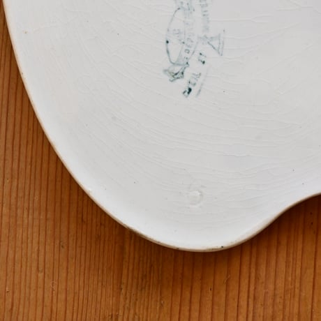 France Antique Creil et Montereau Palette / フランス クレイユモントロー 白磁パレット