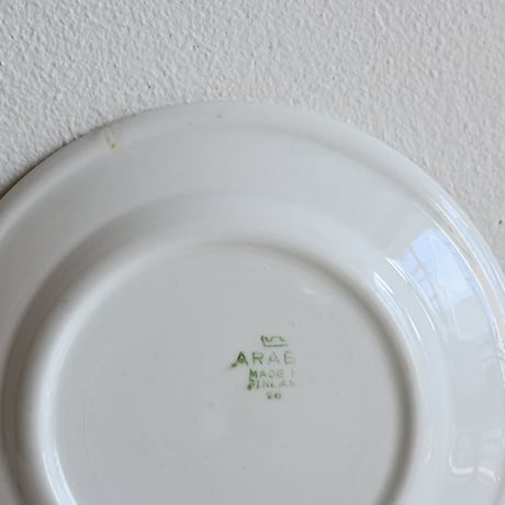 Finland ARABIA   / アラビア 青輪線山ロゴプレート φ:17.2cm