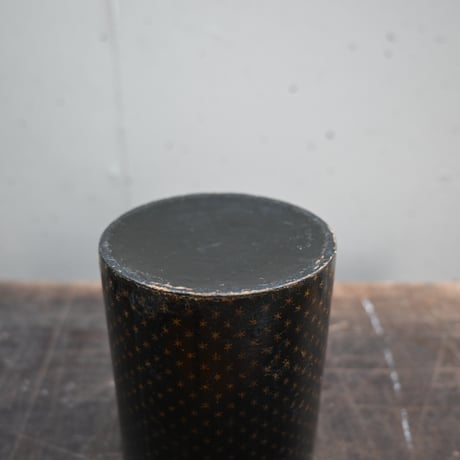 France Papier-Mache Canister Black / フランス パピエマシェのキャニスター