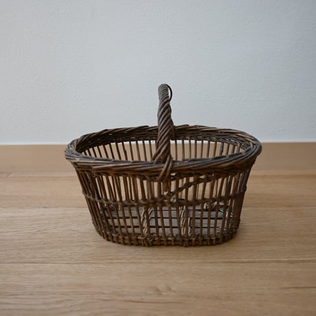 France Antique wood basket Paniers / フランス アンティークのパニエ バスケット かご