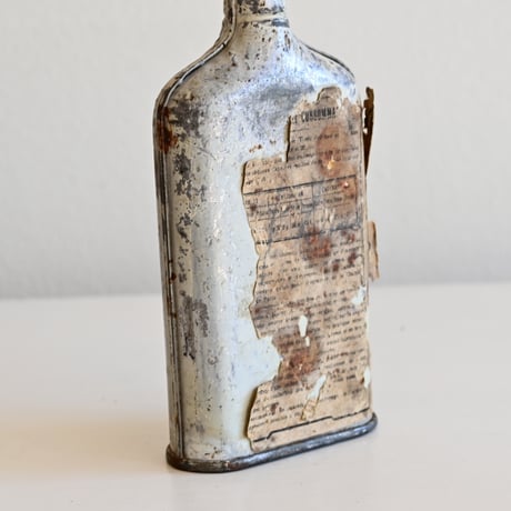 France Antique gunpowder Bottle  / フランス アンティーク 火薬ボトル（ホワイト）D