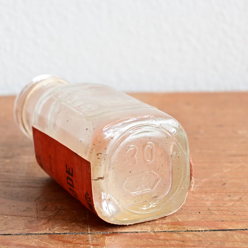 France Antique Pharmacy Glass Bottle / フランス アン