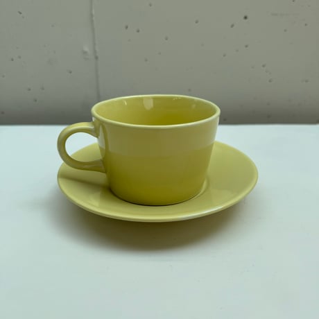 ARABIA KILTA C＆S Kaj Franck (Yellow) / アラビア キルタ カップ＆ソーサー カイフランク イエロー