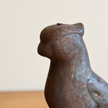 フランス 古いゼンマイ式の鳥のおもちゃ