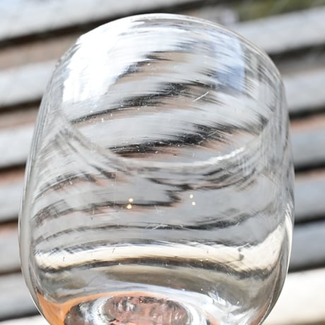 FRANCE Antique Wine Glass  / フランス アンティーク ビストロワイングラス  I