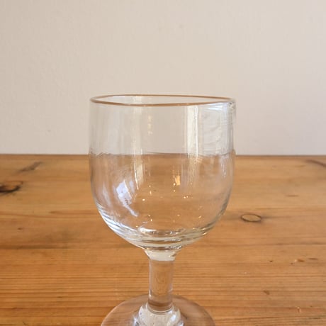 FRANCE Antique Wine Glass  / フランス アンティーク ビストロワイングラス  A