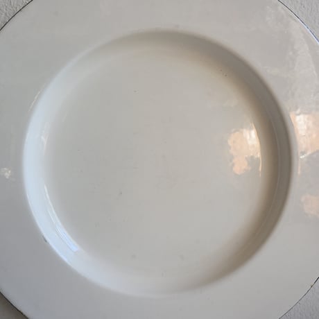 ARABIA FINEL Enamel Plate by Kaj Franck / フィネル カイフランク  琺瑯プレート（ホワイト）φ:28cm B