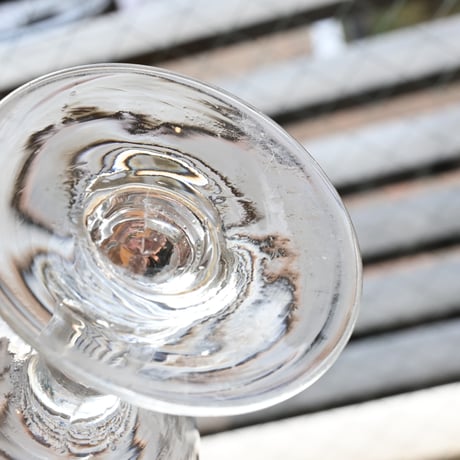 FRANCE Antique Wine Glass  / フランス アンティーク ビストロワイングラス  I