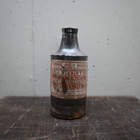 FRANCE OLD INK Bottle J.B.GRIOT / フランス アンティーク インクボトル