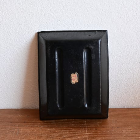 France Old square tray / フランス アンティーク 黒のスクエアトレイ
