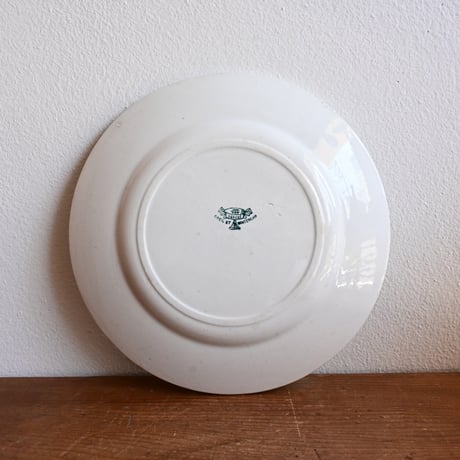 France Antique Creil et Montereau Plate  / フランス アンティーク クレイユモントローの平皿