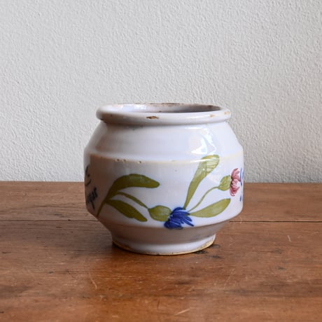 France Antique Chocolaterie de Royat Pot / フランス コンフィチュールポット
