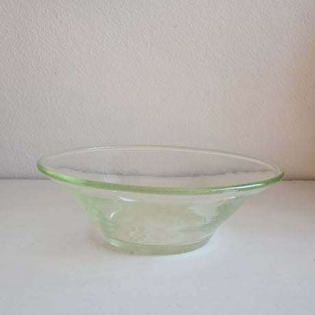 Finland Viili Astia RIIHIMÄKI Glass Bowl / リーヒマキのヨーグルトガラスボウル E