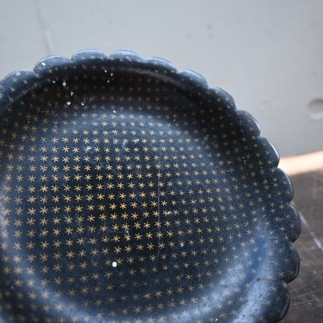 France Papier-Mache Smalltray Black / フランス パピエマシェの小さなトレイ 黒 A
