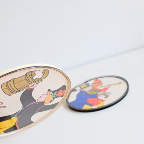 Sweden Coasters with pictures / スウェーデン 民族衣装が描かれたコースター
