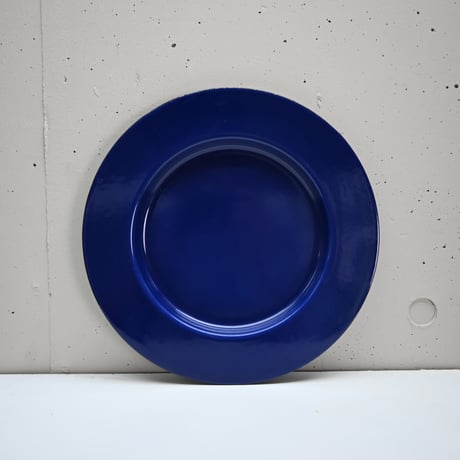 ARABIA FINEL Enamel plate Kaj Franck (BLUE)  / アラビア・フィネル カイフランク 琺瑯プレート（青) C