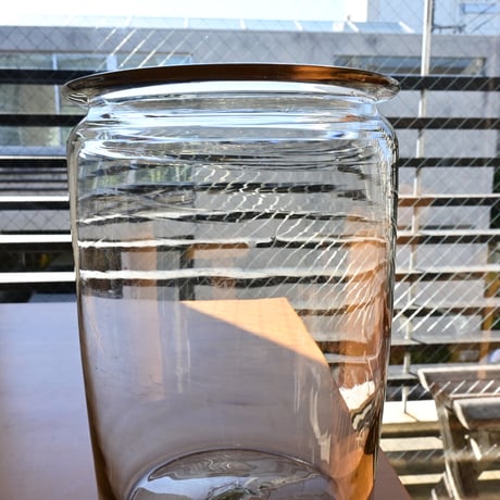 Sweden Glass Jar/ スウェーデン 19世紀のガラス保存瓶 大