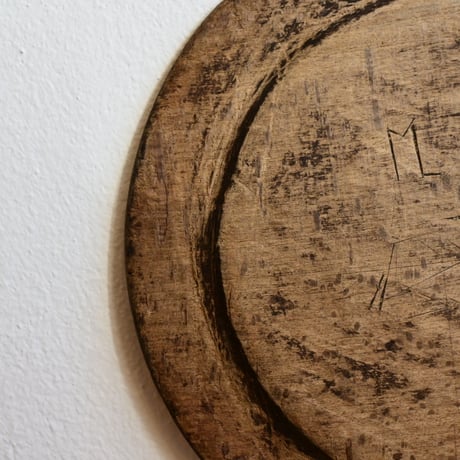 Sweden antique wooden plate / スウェーデン アンティーク 木皿 A-2