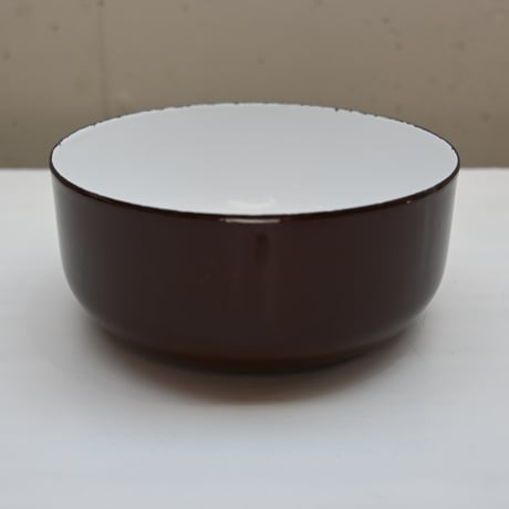 ARABIA FINEL Enamel BOWL (Brown)  / アラビア・フィネル  琺瑯ボウル（ブラウン）B