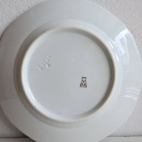 Finland OLD ARABIA  / オールドアラビア 茶文字プレート  φ:20.5cm B