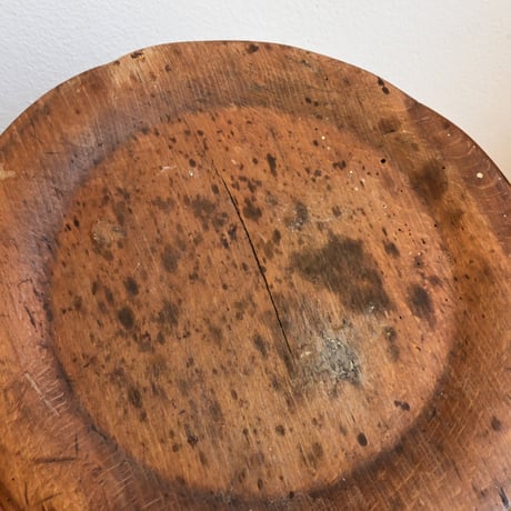 Sweden antique wooden plate / スウェーデン アンティーク 木皿 A-3