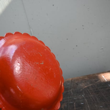 France Papier-Mache Smalltray Red / フランス パピエマシェの小さなトレイ 赤