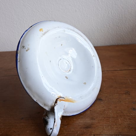 France Antique Enamel Candlestick Holder  / フランス アンティーク 琺瑯キャンドルホルダー