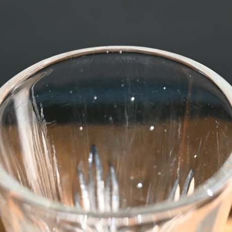 FRANCE Antique Cutting Glass  / フランス アンティーク 切込ロンググラス（剣先グラス）